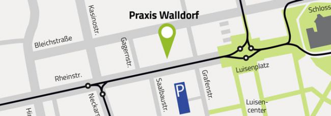 Lageplan Praxis Walldorf Lageplan Praxis Walldorf